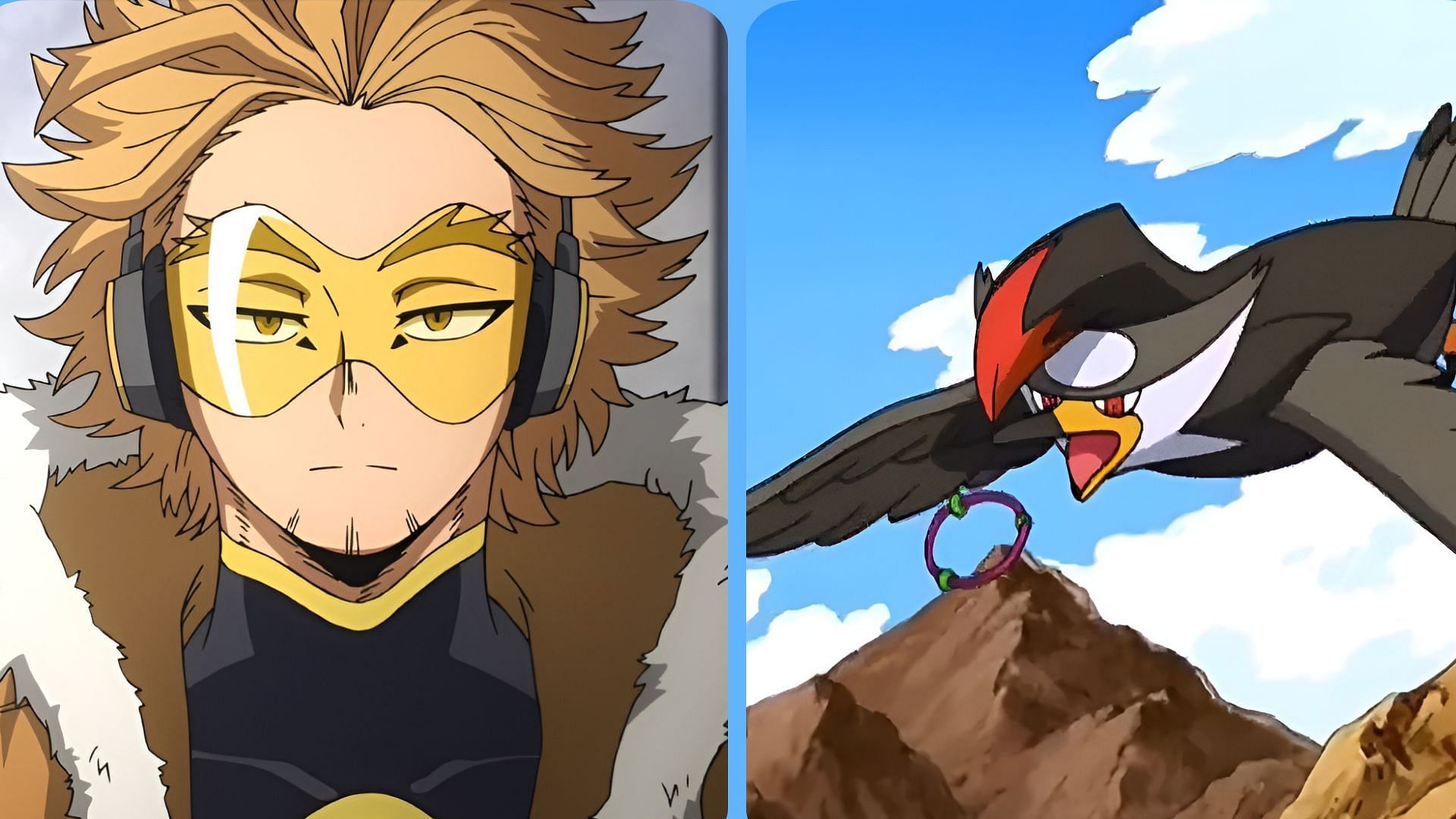 Still of Hawks and Staraptor (Image via Studio Bones and OLM)